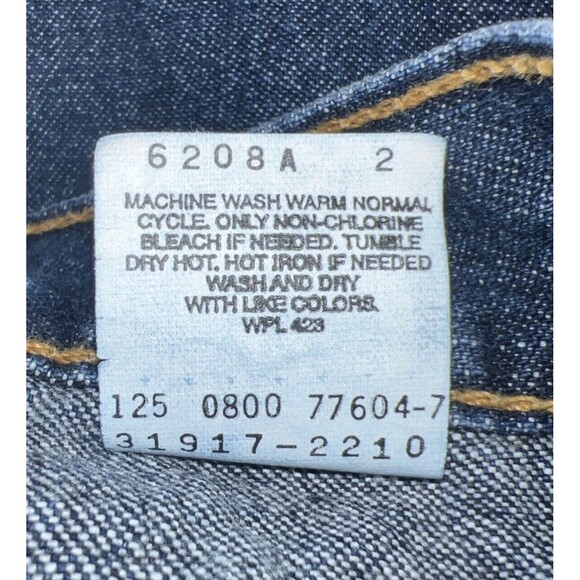 Levi's Vintage Y2K 2000 Women's 517 Boot Cut Blue Denim Jeans Size 10 1/2 - Picture 9 of 16